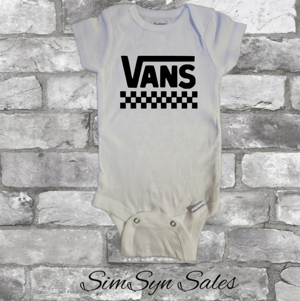 Vans Unisex Baby Onesie Onepiece Bodysuit 0-3 Months Brand New